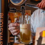 Pouring a Hawkstone Session Pint