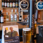 Hawkstone Beer and Ale tap at Wroxton Bar 1649